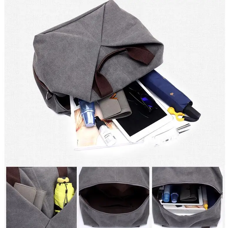 ANAWISHARE женские холщовые сумки тоут большая сумка через плечо для женщин