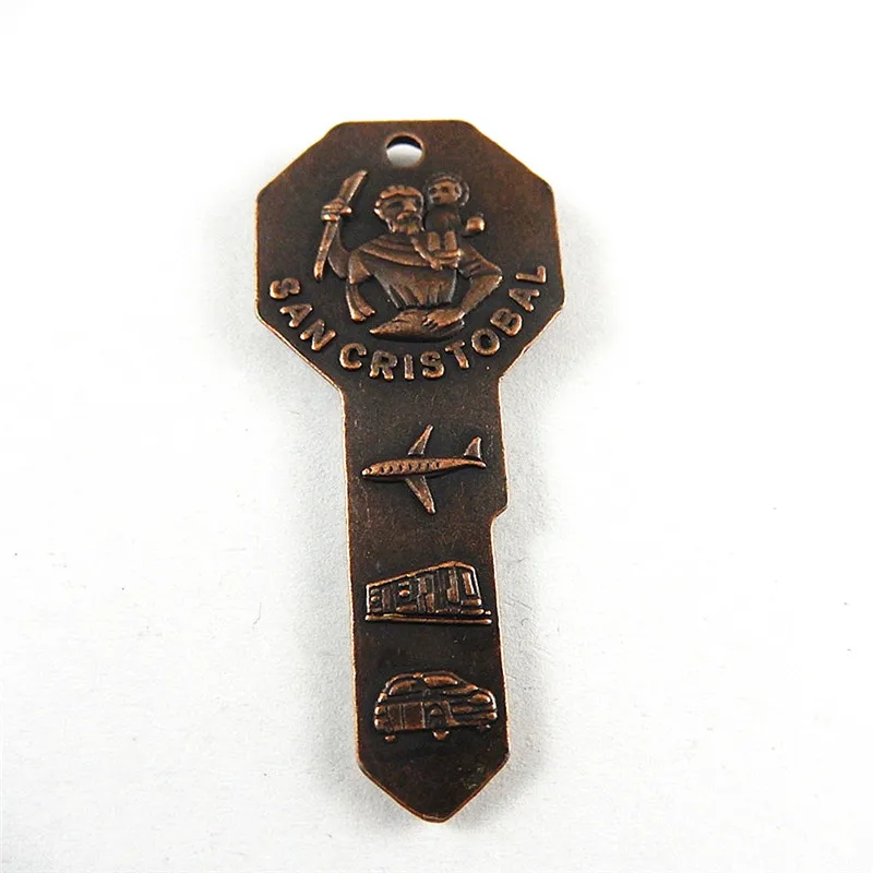 Подвеска в форме ключа GraceAngie из металлического сплава винтажном стиле 5 цветов