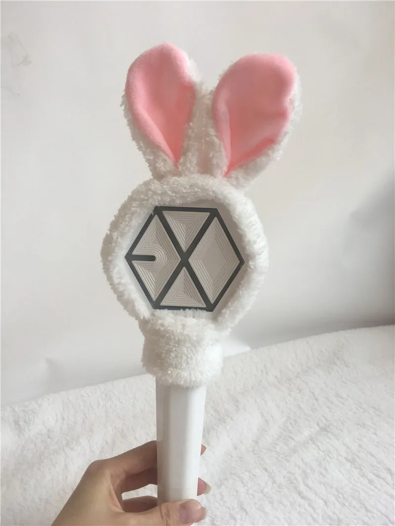 XINTOCH EXO плюшевые игрушки EXOL светильник палка чехол Корея SEHUN CHANYEOL BAEKHYUN милый Kawaii KPOP подарок для детей Прямая поставка - Цвет: Красный