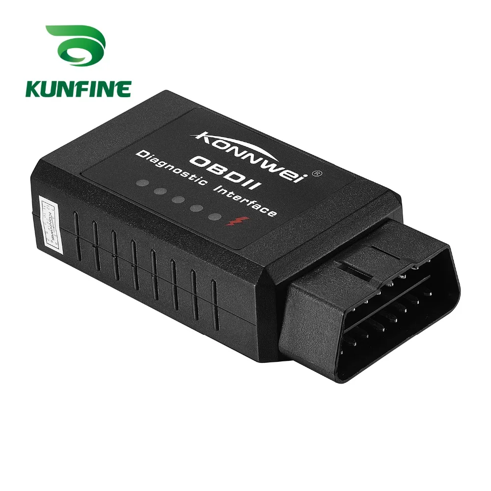 Автомобильный мини сканер KW910 ELM327 считыватель кодов Bluetooth инструмент для