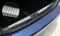 yimaautotrims rear plate bumper skid guard plate protector cover trim fit for alfa romeo giulia 2016 2020 interior mouldings