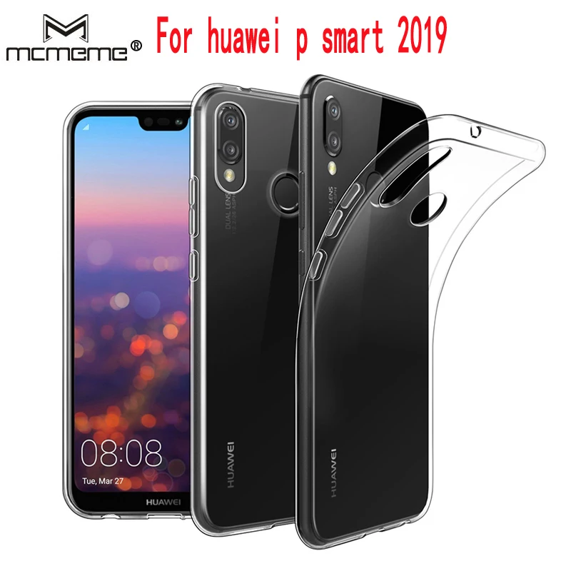 Чехол для Huawei P Smart 2019 Ultra-thin Transparent Crystal Soft TPU Silicone Gel Mobile Phone Protection.