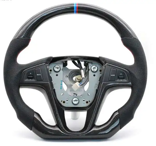 Руль из углеродного волокна и кожи для hyundai Verna/Accent 2011 2016|Рулевые колеса клаксоны| |