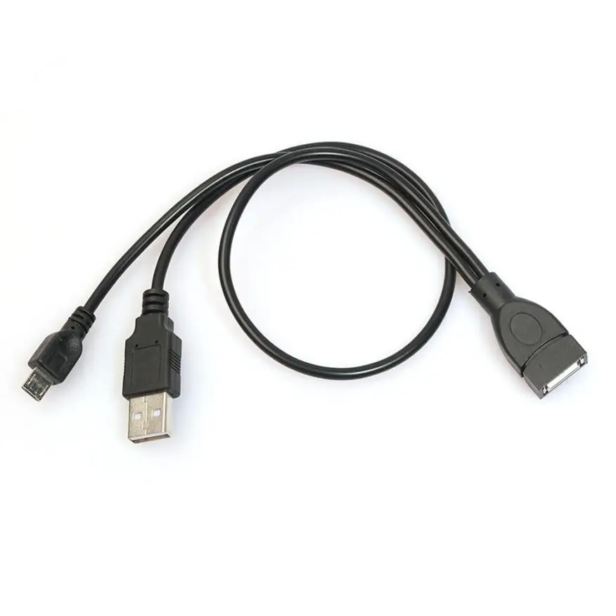 Заводская цена Горячая продажа 1 шт. микро USB хост OTG кабель с вилкой адаптер