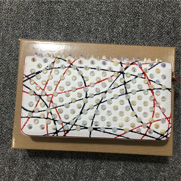 Новый цветной женский кошелек из натуральной кожи шикарный фирменный дизайн