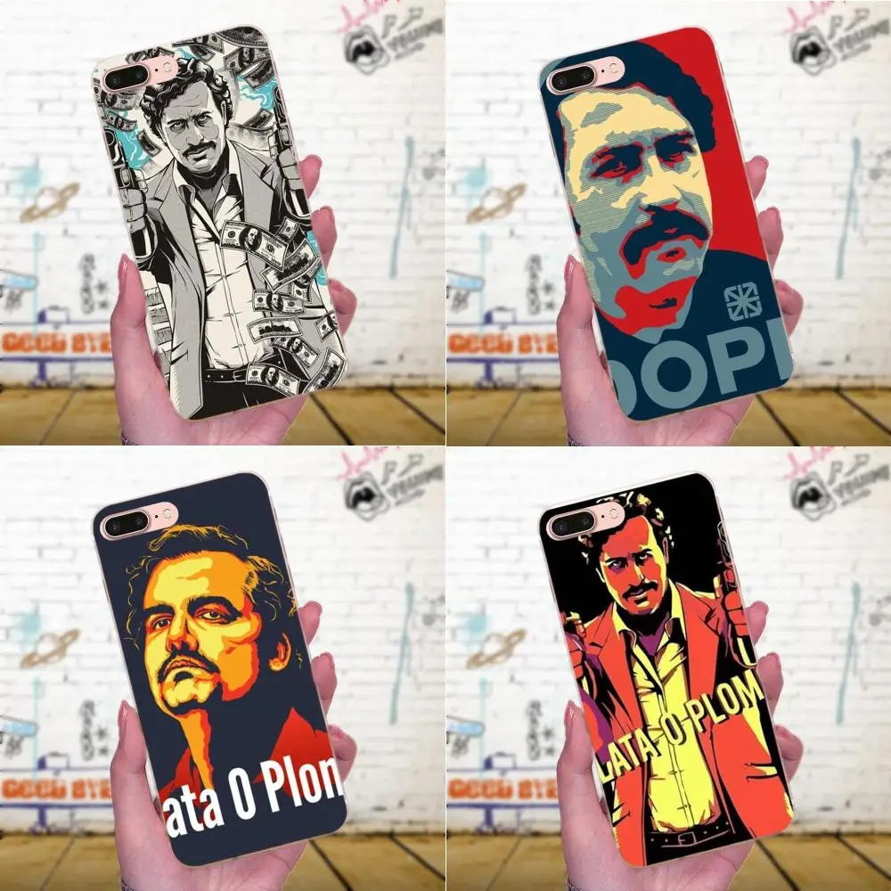 Для Apple iPhone X XS Max XR 4 4S 5 5C 6 6S 7 8 Plus ТПУ Live Love Phone Lead Narcos Pablo Escobar Topmost|Чехлы-накладки| |