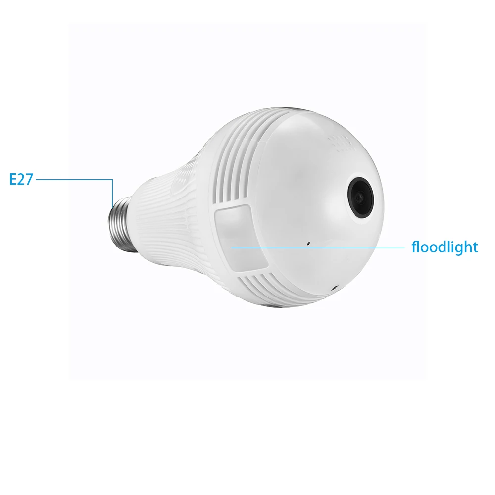 AZISHN 360 градусов панорамная WiFi ip камера 1080P 3MP 5MP HD Рыбий глаз объектив Двусторонняя
