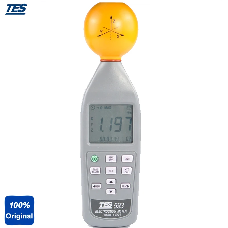 Высокочастотный Тестер EMF измеритель электросмога 3 осевые изотропные измерения