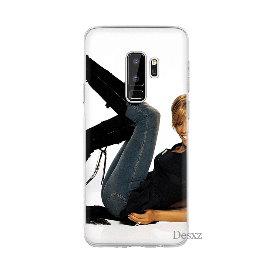 Singer Whitney Houston Phone Case Cover For Samsung Galaxy S8 S9 Plus Note 8 9 S7 Edge Soft TPU Cases | Мобильные телефоны и