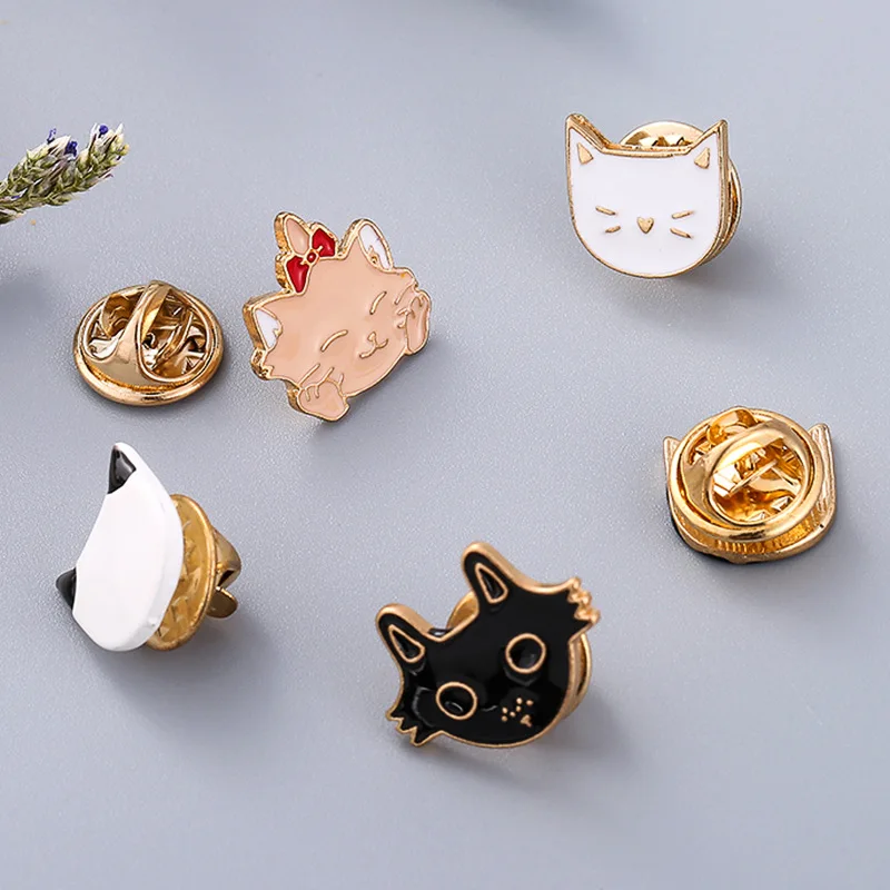 Броши в виде милых животных с героями мультфильмов для женщин и мужчин