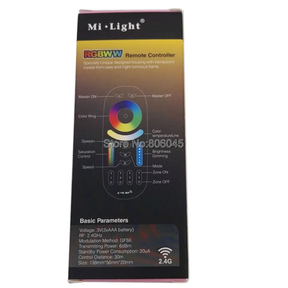 Mi. Светильник 2 4 г RF полный Цвет RGB + CCT зоны пульт дистанционного управления FUT092