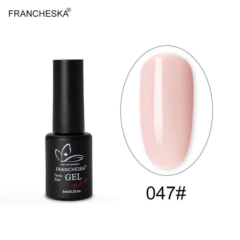 Francheska 047 Горячая Распродажа, Гель-лак для ногтей, замачиваемый Гель-лак для ногтей, Гель-лак, УФ-гель, стойкий лак для ногтей, hybrydowe unas off white, лак - Цвет: Francheska 047