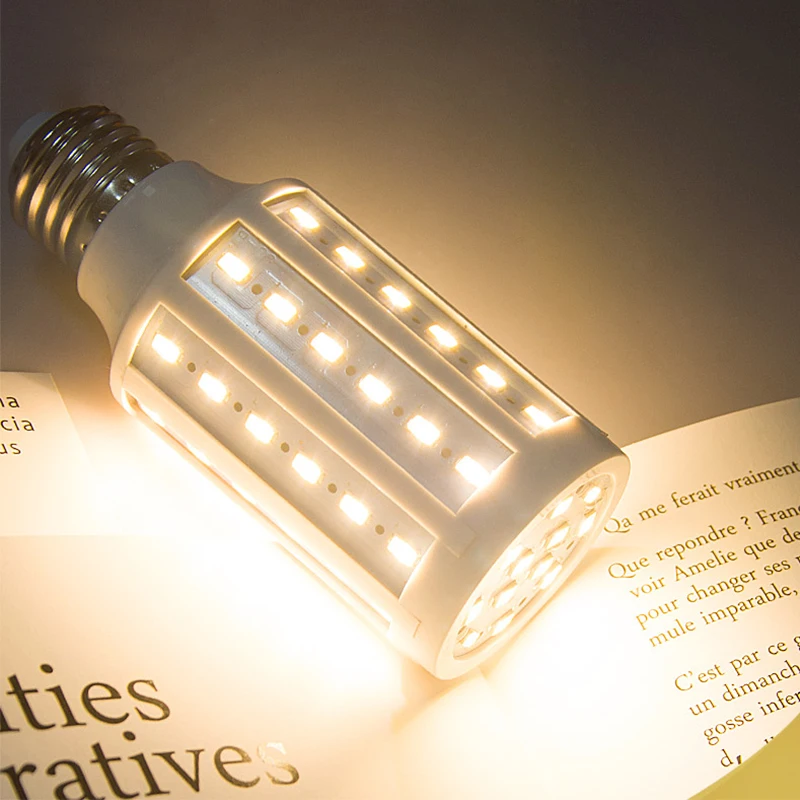 Светодиодная лампа E27 E26 E39 E40 SMD5730 кукурузный точечный свет холодный теплый белый