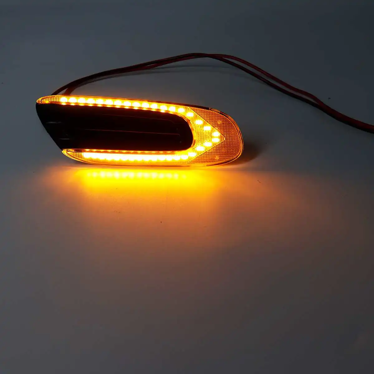 2 шт. светодиодный фонарь ретранслятор с динамическим сигналом поворота 12 В для