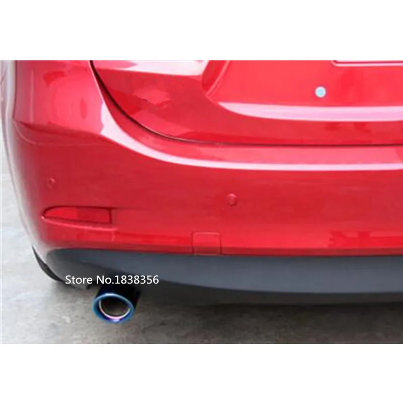Выхлопная труба для Mazda 3 Axela M3 2014 2015 2016 2017 2018 2019 глушитель выхлопная из нержавеющей