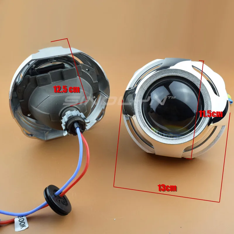 Sinolyn H7 H4 Биксеноновые линзы для фар 3,0 HID полностью металлические линзы для H1 9005 9006 Аксессуары для автомобилей модифицированный стиль DIY
