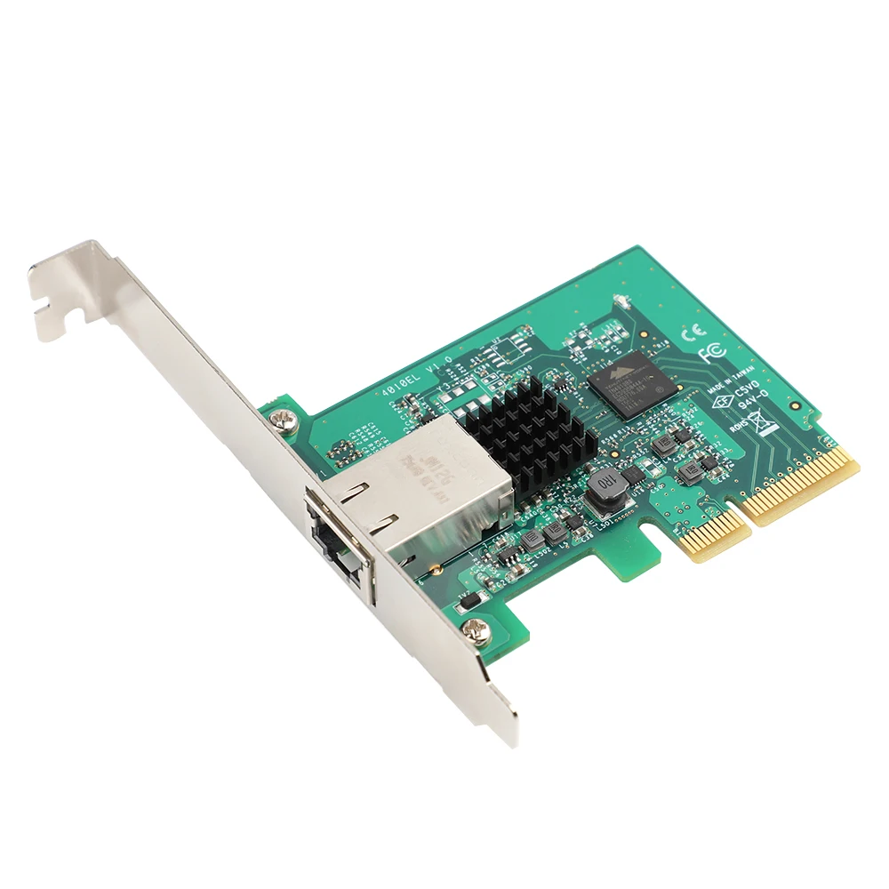 PCIe 10 гигабитная Ethernet Сетевая карта PCI express к 1 порту RJ45 адаптер 10/100/1000/10000