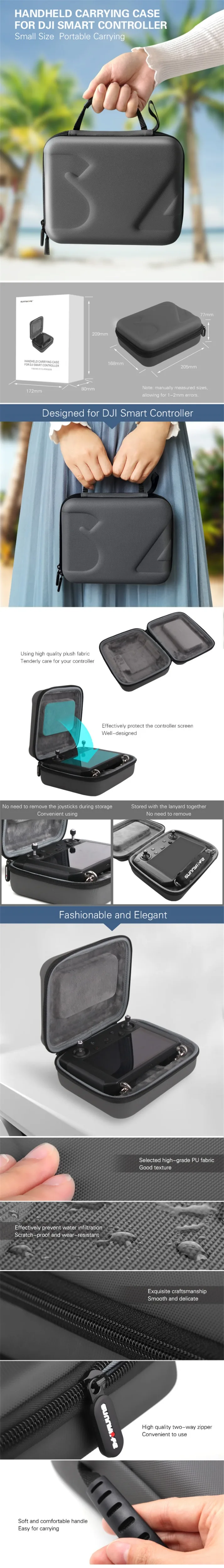 Портативная сумка для хранения для DJI MAVIC 2 Smart контроллер чехол для переноски для DJI Smart контроллер MAVIC 2 Дрон