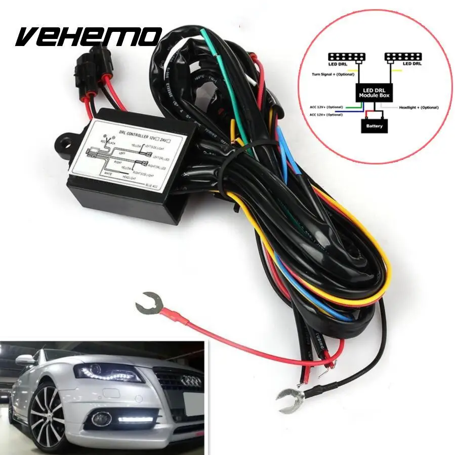 VEHEMO DC12V Светодиодное реле с автоматическим управлением переключателем ВКЛ./ВЫКЛ.