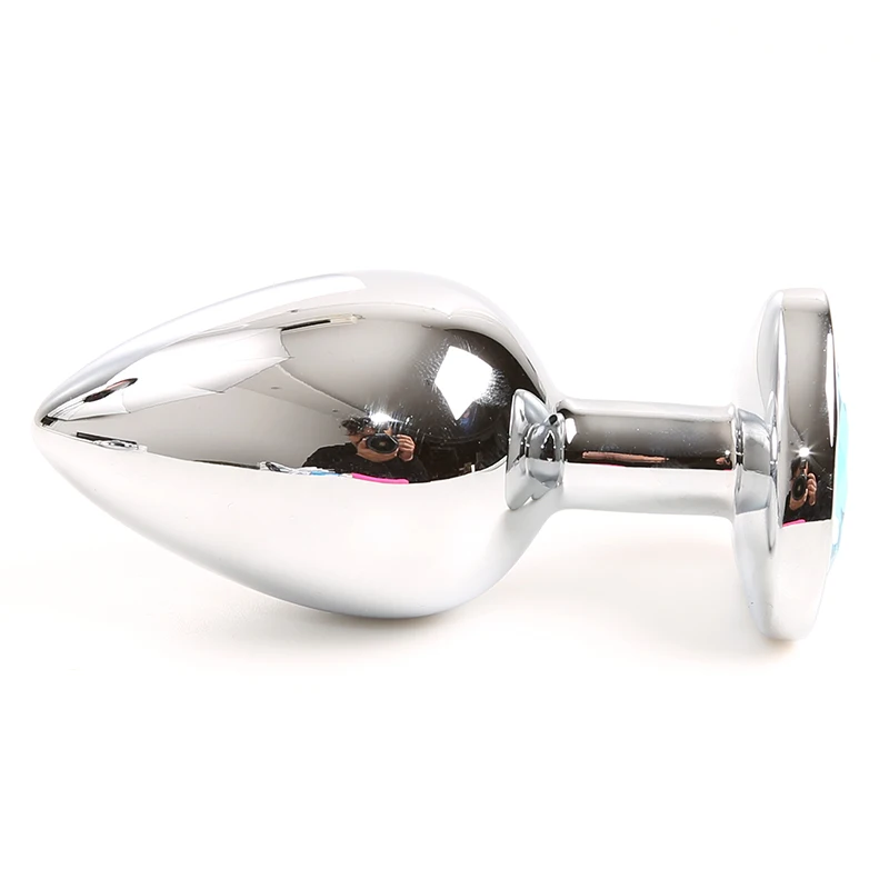 3 шт. металлический кристалл Анальная пробка из нержавеющей стали бусинки