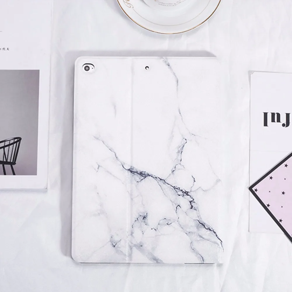 Чехол для iPad mini 4 Новый мраморный зернистый PU чехол планшета MacBook Shell Wake up/sleep Cover |