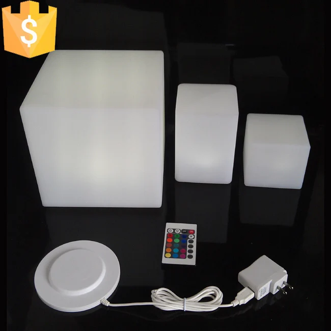 20 см квадратный светодиодный уличный свет Куб мини куб ночник/квадратный