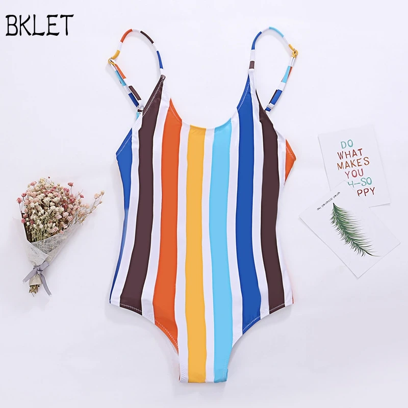 

2018 New Woman One Piece Swimsuit Backless Swimwear O Neck Monokini Girls Swimwear Sexy Swimsuit Trikini Summer Beach Wear