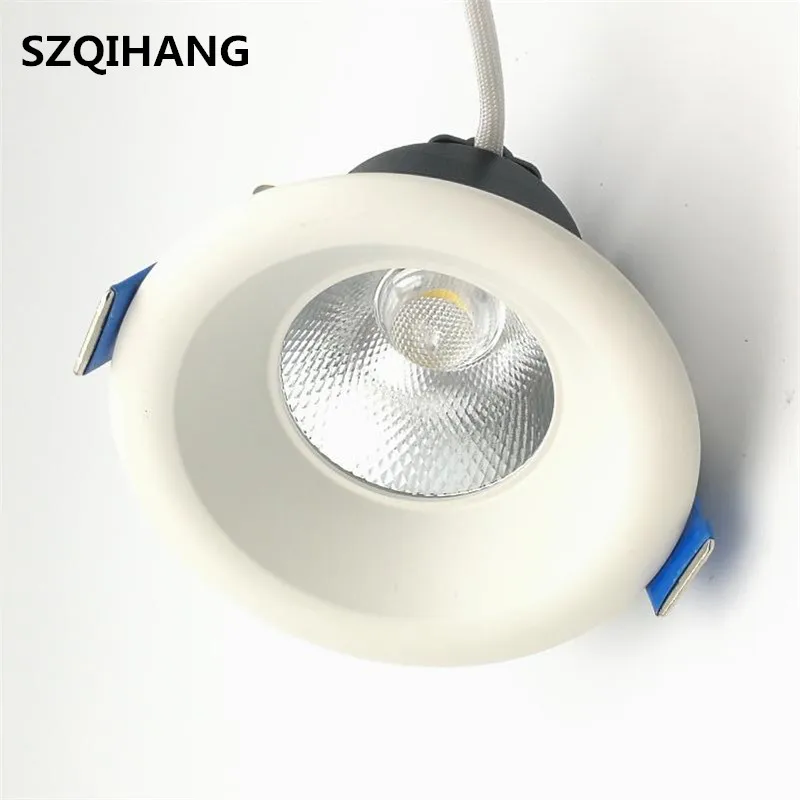 9W 15W 20W Round High Power Warm White COB LED Recessed Ceiling Down Light Lamps LED Downlights for Living Room Cabinet Bedroom
