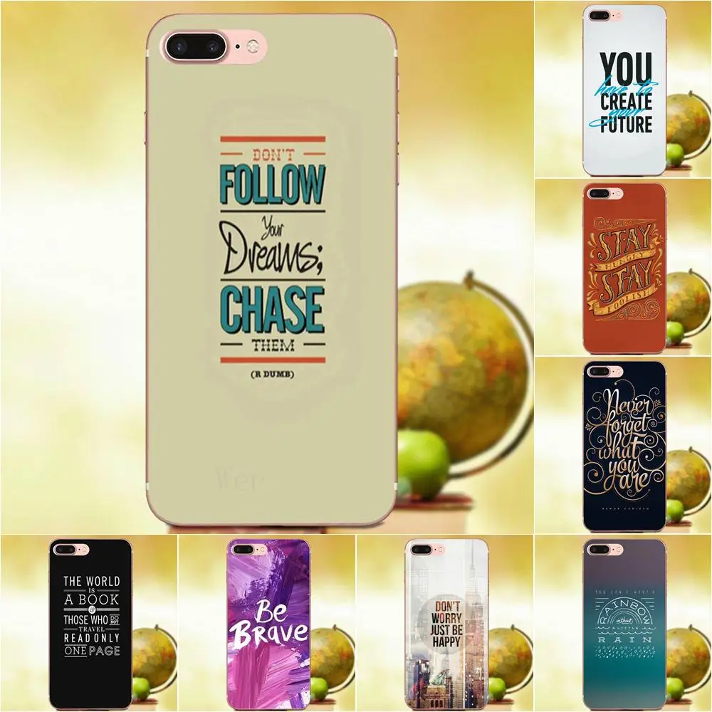Цитата дизайн вдохновение фраза Diy Телефон чехол для Samsung Galaxy Note 2 3 4 5 8 9 S3 S4 S5 S6 S7 S8 S9