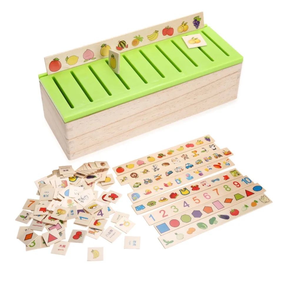 Обучающая игрушка Монтессори деревянный Обучающий набор с геометрическим