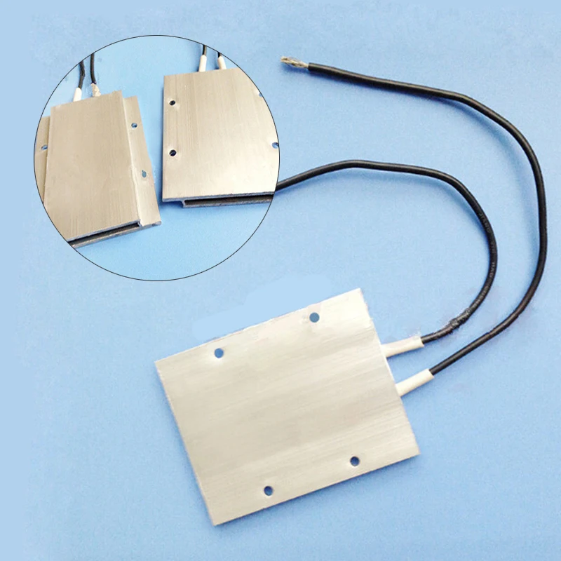 Алюминиевая обогревательная пластина PTC 12 В 60 Вт 180C 77x62x6 мм|plate|plate heaterplate aluminum |