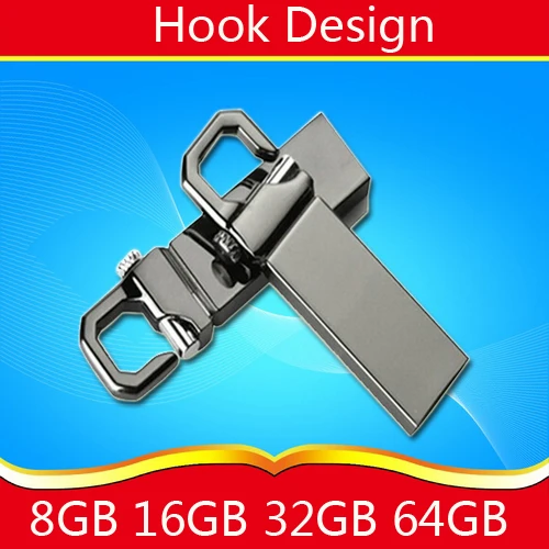 Новый дизайн крючка 8 ГБ 16 32 2 0 USB флеш-накопитель 64 Гб Флешка 128 карта памяти мини Usb