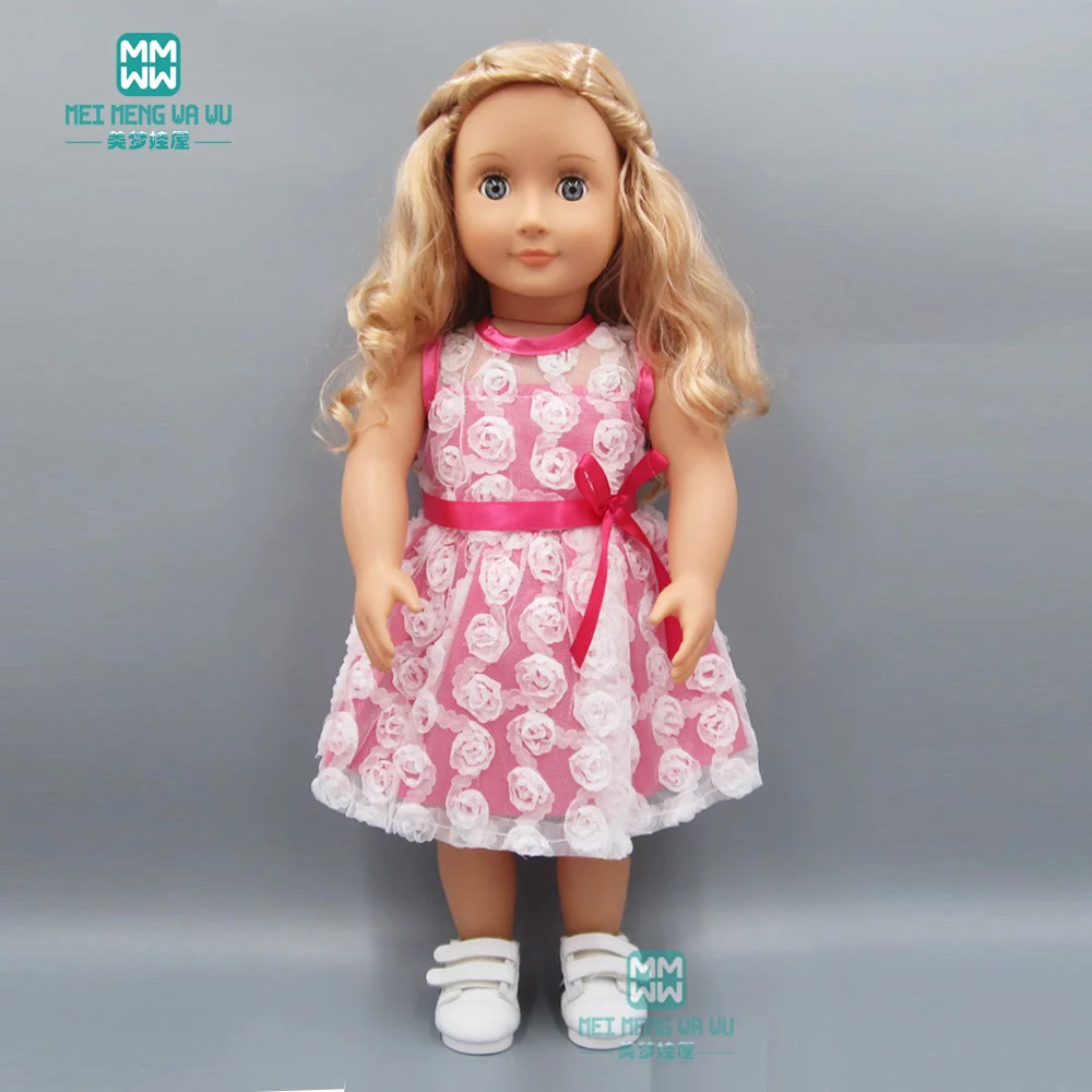 

Doll clothes for 45cm American doll and new born doll accessories fashion casual dress