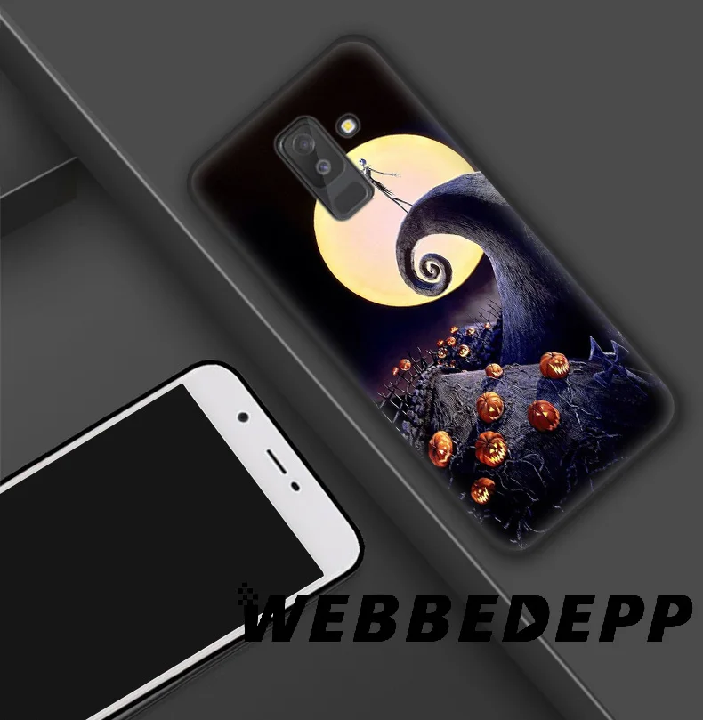 Мягкий силиконовый чехол WEBBEDEPP Jack Skellington для Samsung Galaxy A9 A8 A7 A6 Plus 2018 A5 A3 2017 2016 Note 9 8 |