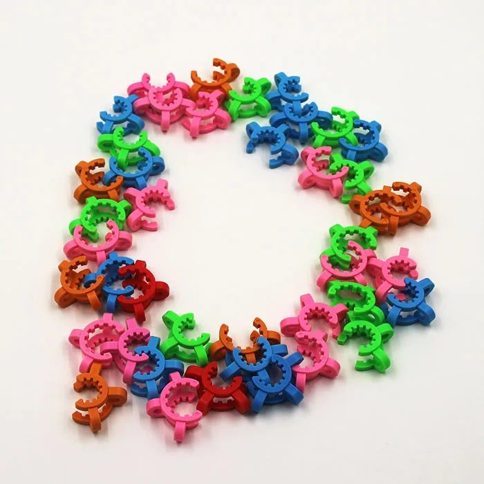 

Keck clips plastic used for 18.8mm 14.4mm joint size different color glass water pipe clips