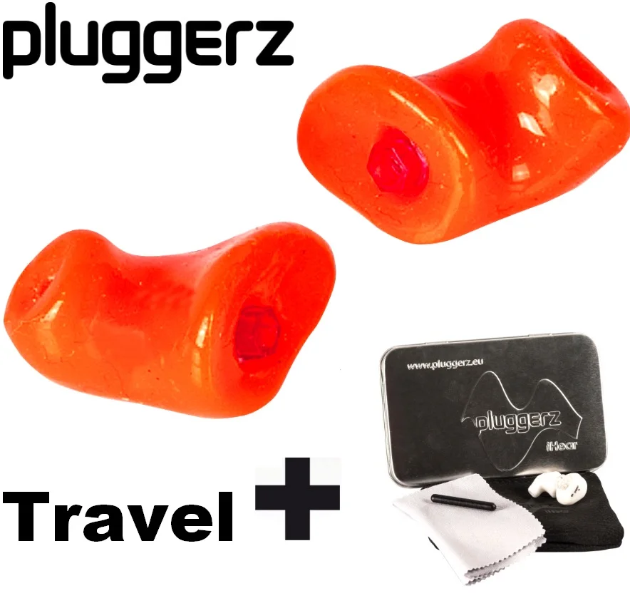 

***custom-made***Pluggerz travel reusable earplugs noise cancelling pilot
