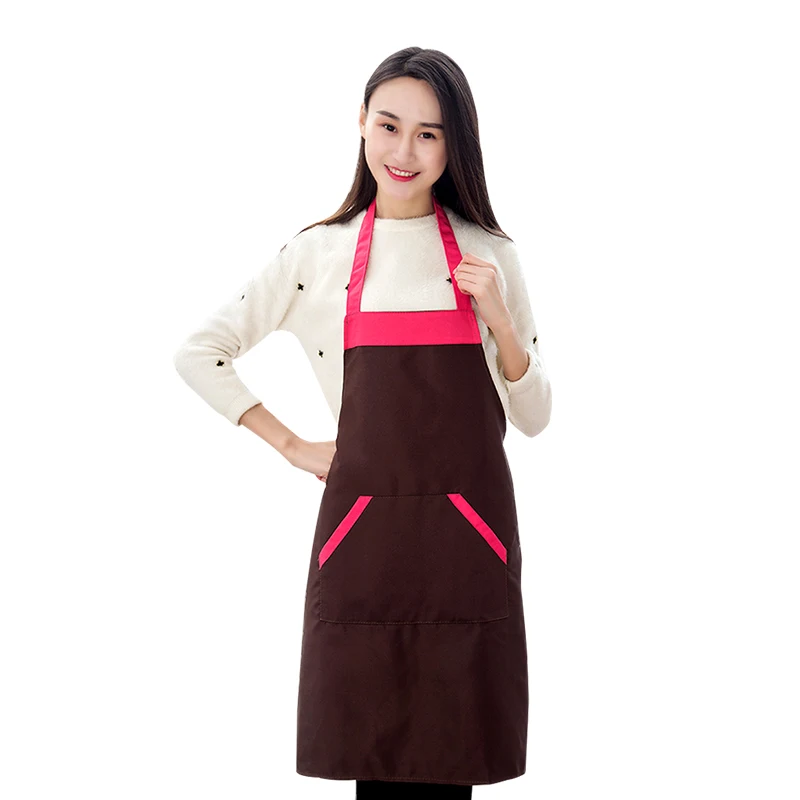 

Apron custom logo printing kitchen coffee tea shop waiter custom waterproof simple advertising overalls