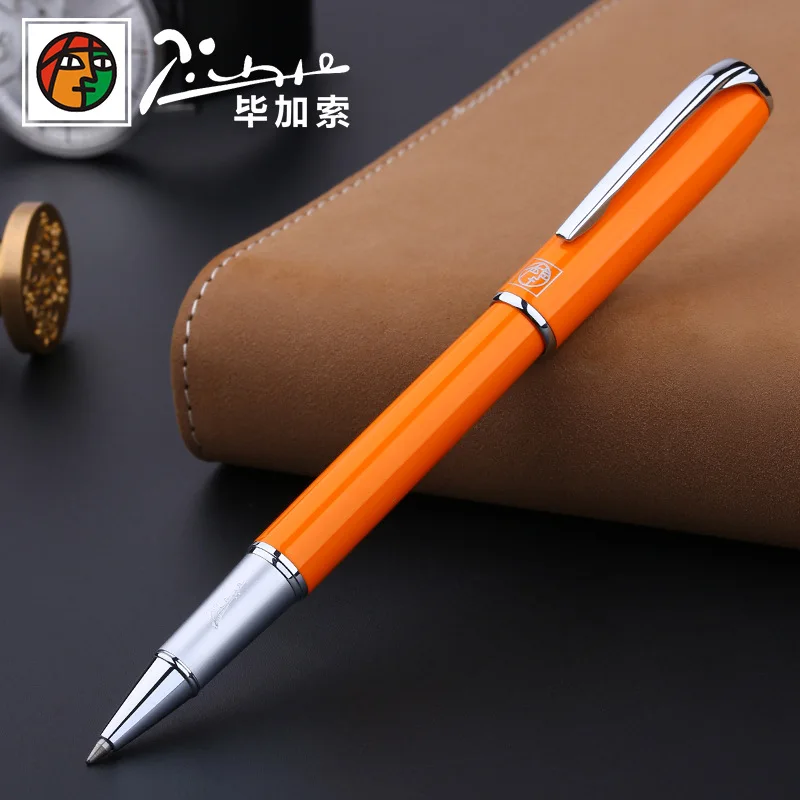 Роскошная металлическая ручка Пикассо Шариковая ручка для бизнеса stylo pennen boligrafos kugelschreiber canetas penna kalem ручки для письма 3721 - Цвет: 5