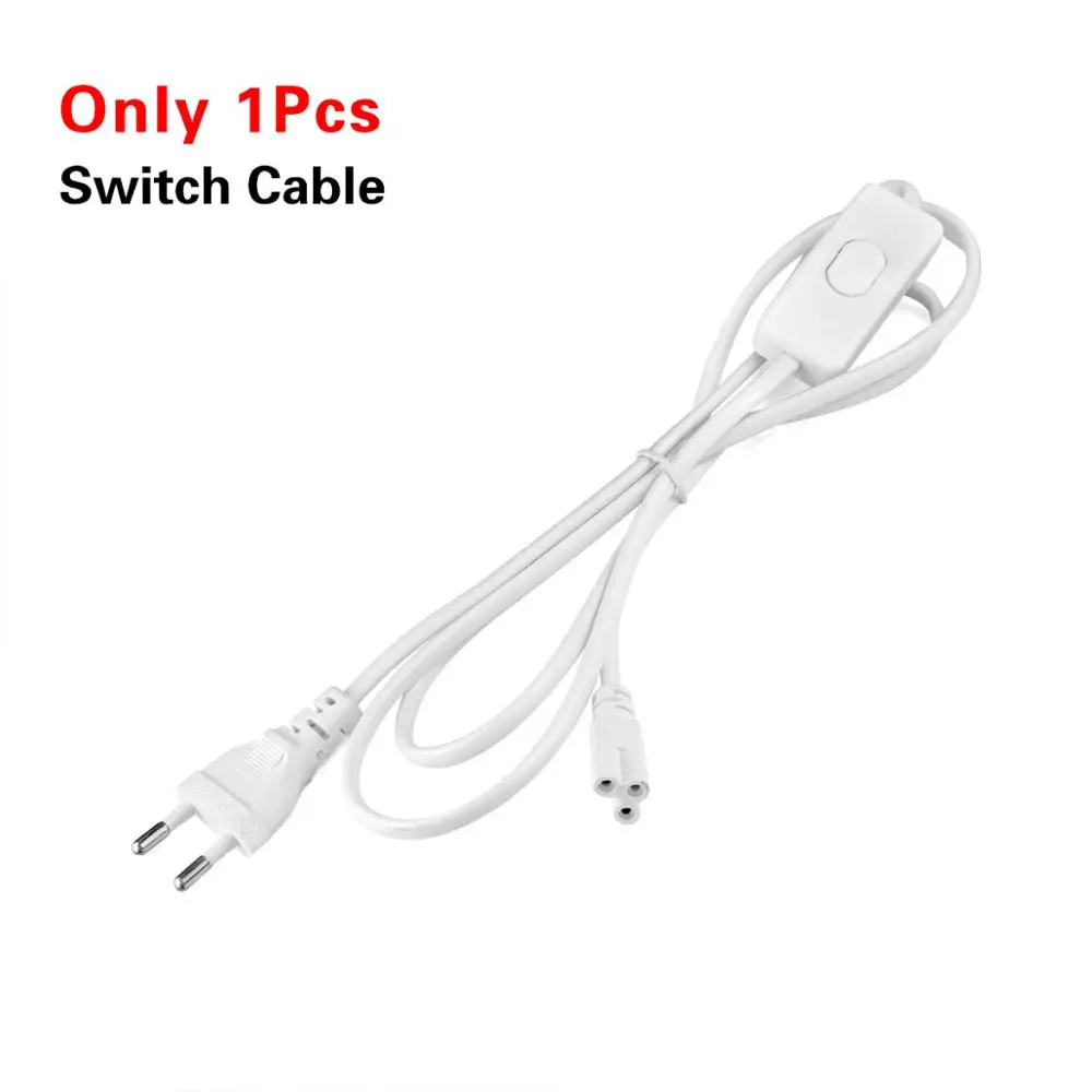 Only EU plug Длинный срок службы светодиодный светильник для бара T5 с трубкой для кухонного шкафа, для внутреннего декора, лампа 220 В, 6 Вт, 10 Вт, люминесцентный светильник для офиса, домашнего рынка - Испускаемый цвет: Only EU plug
