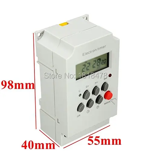 KG316T II AC 220V 50Hz LCD цифровой дисплей микрокомпьютер программируемый таймер
