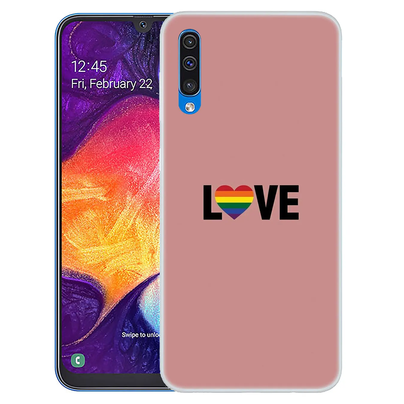 Твердый чехол для телефона Lavaza LGBTQ heart LGBT love is Love Samsung Galaxy A20E M40 M30 M20 M10 A10 A20 A30 A40 A50 A60