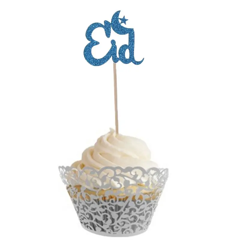 5 шт. Eid блеск торт топперы для свадьбы или нулевого дня рождения день Рамадан