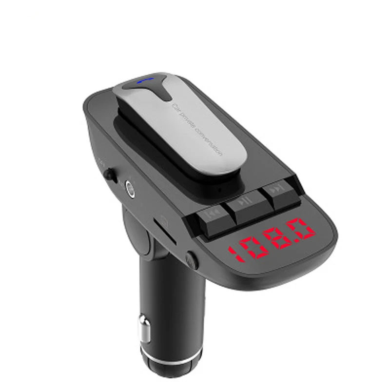 Автомобильный комплект FM-передатчик Bluetooth гарнитура Громкая связь MP3-плеер V4.2