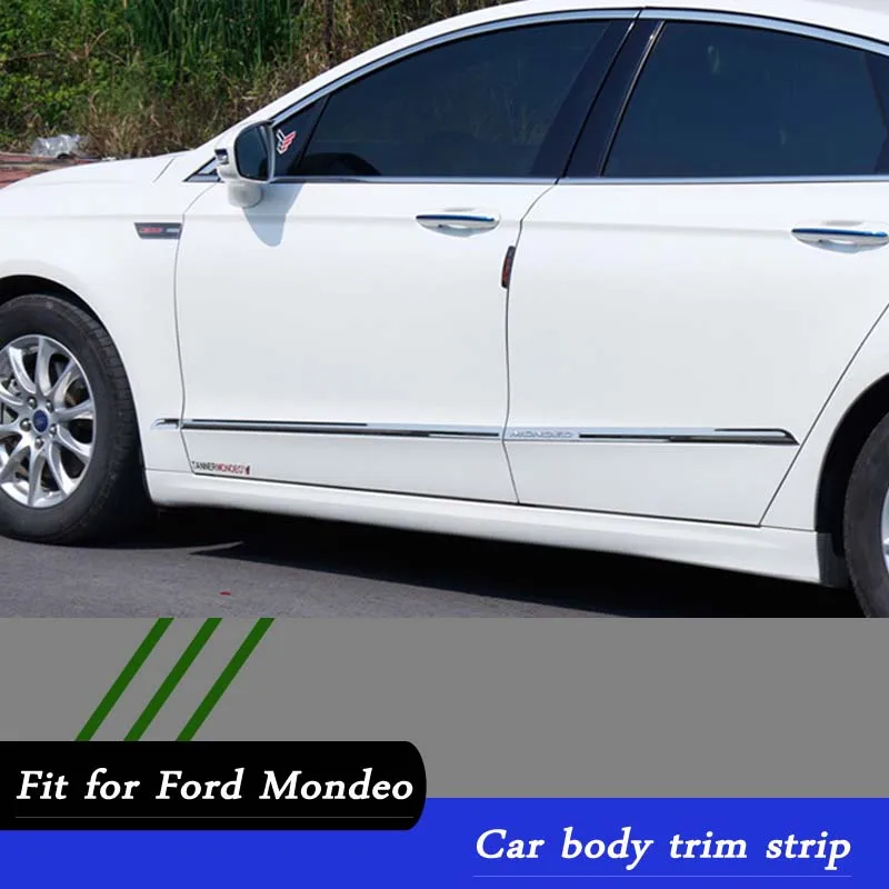 BACKAR Авто Стайлинг Нержавеющая сталь наклейки для Ford Mondeo MK5 MKV 2017 2018 интерьерные
