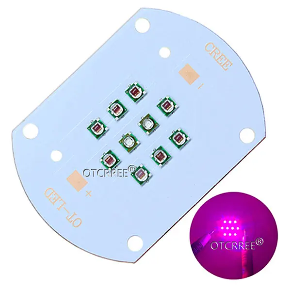 30W Cree XP-E Plant Grow Multi-Chip LED Lamp Light Deep Red 660nm+ Royal Blue 450nm Diode Bulb+Driver For Plant Fruit Growth - Испускаемый цвет: 30W LED