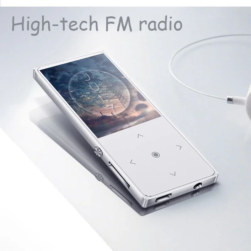 16 Гб MP4 плеер с Bluetooth 1,8 дюймов HD экран сенсорная кнопка MP3 плеер без потерь HiFi звук аудио музыкальный плеер с fm-радио