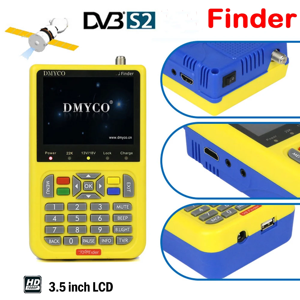Freesat V8 Finder Full HD DVB S2/S Высокой Четкости FTA Цифровой Спутниковый Искатель Сигнала В 71