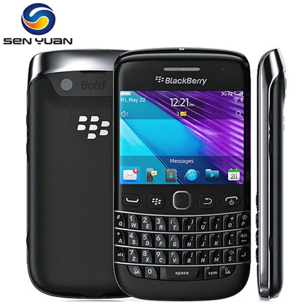 Bold 9790 оригинальный разблокирована Blackberry мобильный телефон QWERTY клавиатура 3G WI FI GPS