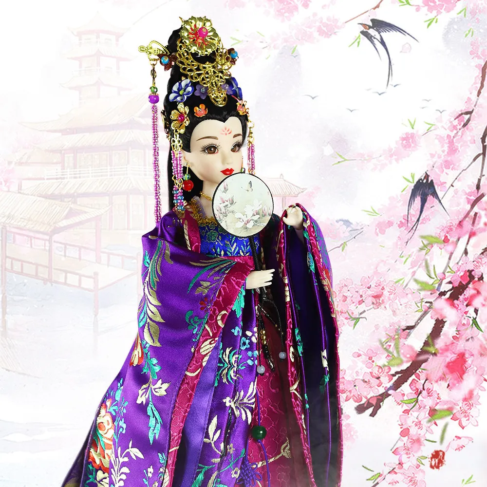 Fortune days bjd кукла Восток Шарм Элегантная Леди китайский стиль включая одежду стенд коробка 35 см головной убор сувенир