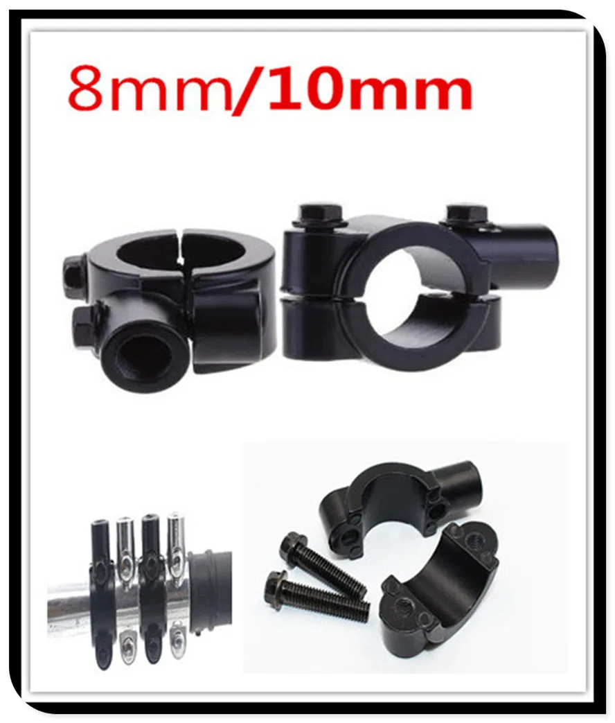 Motorcycle bike side rearview mirrors Mirror Holder Adapter for SUZUKI RM85 RM125 250 RMZ250 RMZ450 RMX250R S DRZ400R | Автомобили и